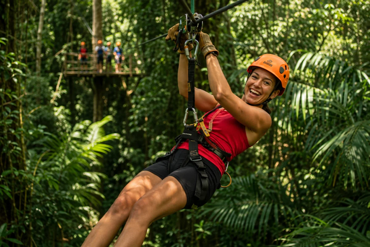 Zipline adventure in Belize