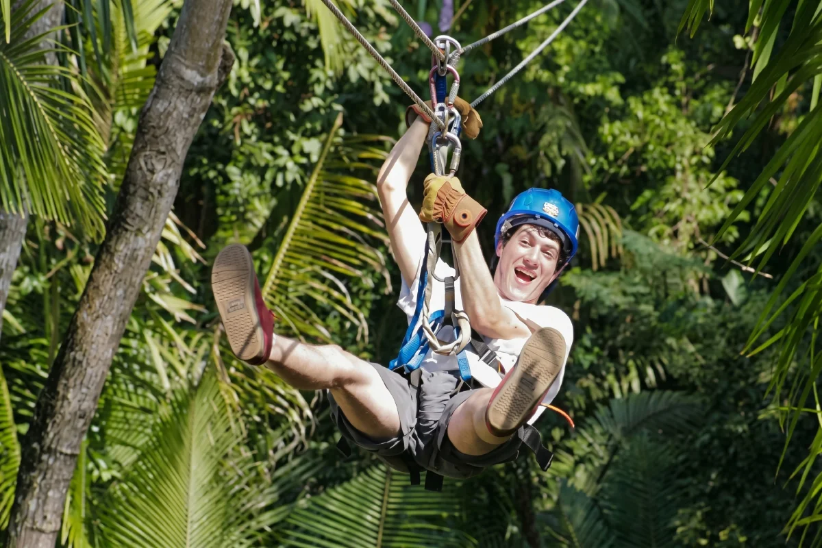 Zipline adventure in Belize